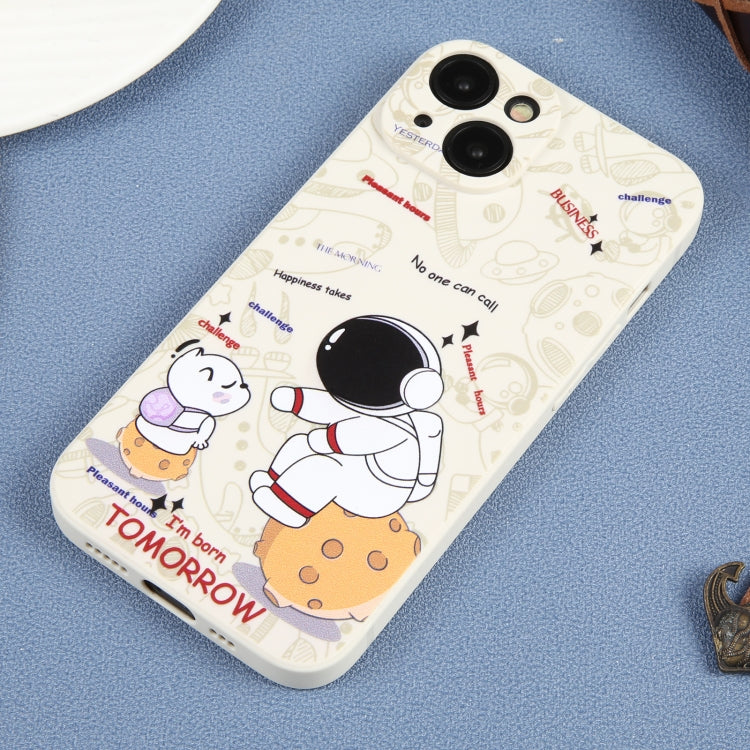 Custodia TPU Astronauta per iPhone XS, X, XR, 8 Plus