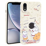 Custodia TPU Astronauta per iPhone XS, X, XR, 8 Plus