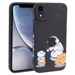 Custodia TPU Astronauta per iPhone XS, X, XR, 8 Plus