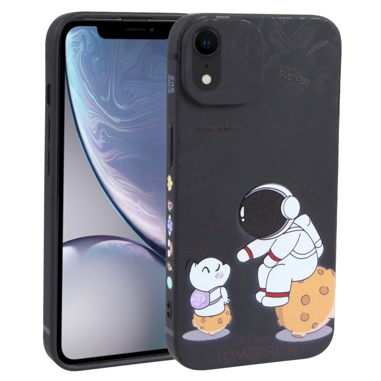 Custodia TPU Astronauta per iPhone XS, X, XR, 8 Plus