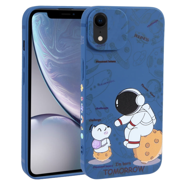 Custodia TPU Astronauta per iPhone XS, X, XR, 8 Plus