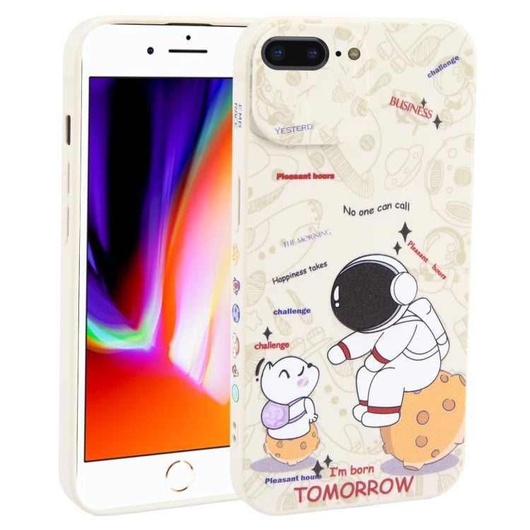 Custodia TPU Astronauta per iPhone XS, X, XR, 8 Plus