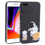 Custodia TPU Astronauta per iPhone XS, X, XR, 8 Plus