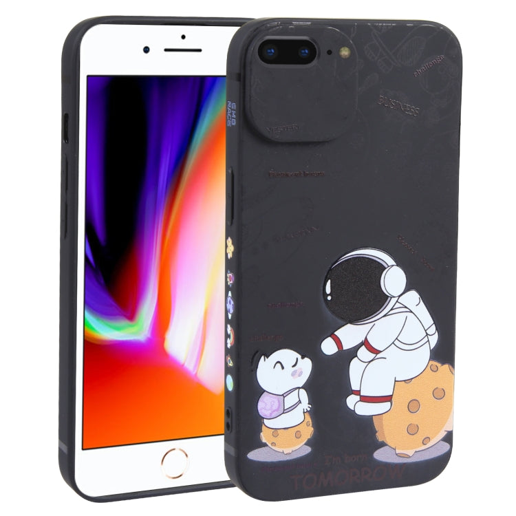 Custodia TPU Astronauta per iPhone XS, X, XR, 8 Plus