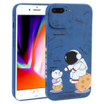 Custodia TPU Astronauta per iPhone XS, X, XR, 8 Plus