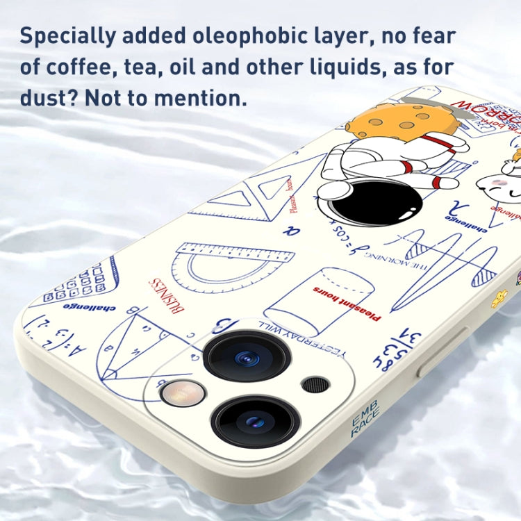 Custodia TPU Astronauta per iPhone XS, X, XR, 8 Plus