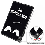 Custodia per tablet in pelle intelligente con supporto a 3 pieghe dipinto da Custer, For Huawei Matepad Air