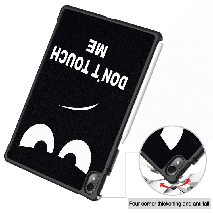 Custodia per tablet in pelle intelligente con supporto a 3 pieghe dipinto da Custer, For Huawei Matepad Air