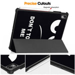 Custodia per tablet in pelle intelligente con supporto a 3 pieghe dipinto da Custer, For Huawei Matepad Air