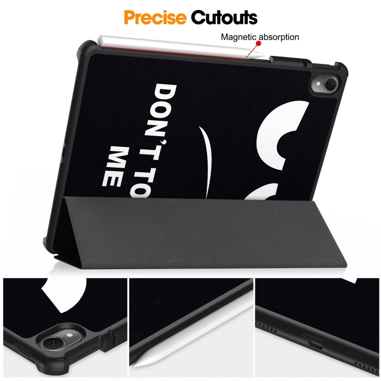 Custodia per tablet in pelle intelligente con supporto a 3 pieghe dipinto da Custer, For Huawei Matepad Air