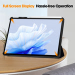 Custodia per tablet in pelle intelligente con supporto a 3 pieghe dipinto da Custer, For Huawei Matepad Air