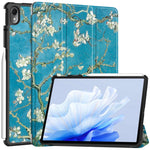 Custodia per tablet in pelle intelligente con supporto a 3 pieghe dipinto da Custer, For Huawei Matepad Air