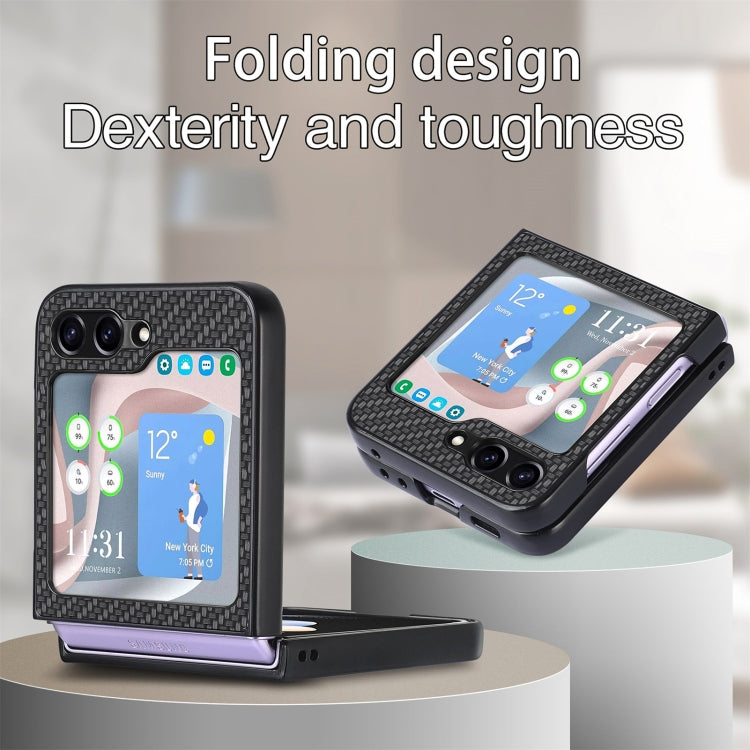 Custodia pieghevole fibra di carbonio per Samsung Galaxy Z Flip5