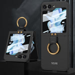 Custodia ultrasottile con supporto anello per Galaxy Z Flip5