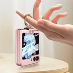 Custodia ultrasottile con supporto anello per Galaxy Z Flip5