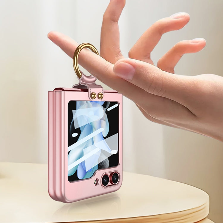 Custodia ultrasottile con supporto anello per Galaxy Z Flip5