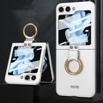 Custodia ultrasottile con supporto anello per Galaxy Z Flip5
