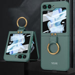 Custodia ultrasottile con supporto anello per Galaxy Z Flip5