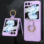 Custodia ultrasottile con supporto anello per Galaxy Z Flip5