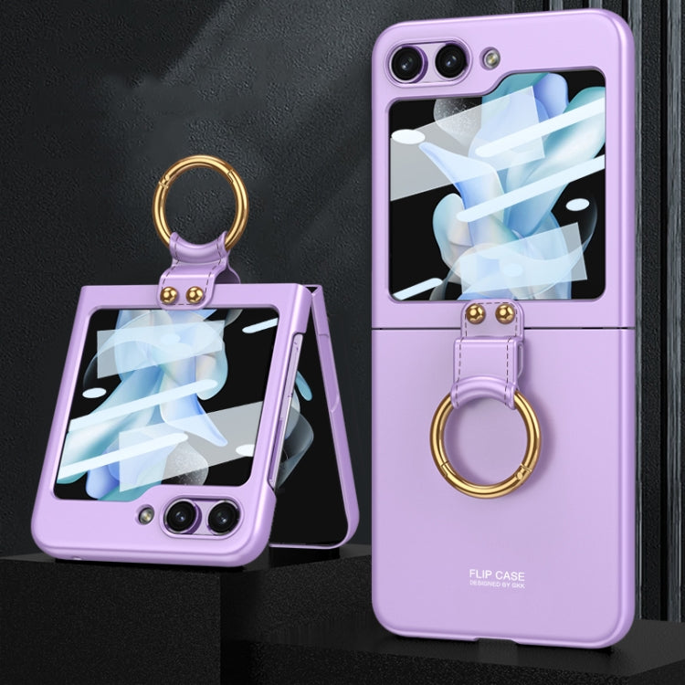 Custodia ultrasottile con supporto anello per Galaxy Z Flip5