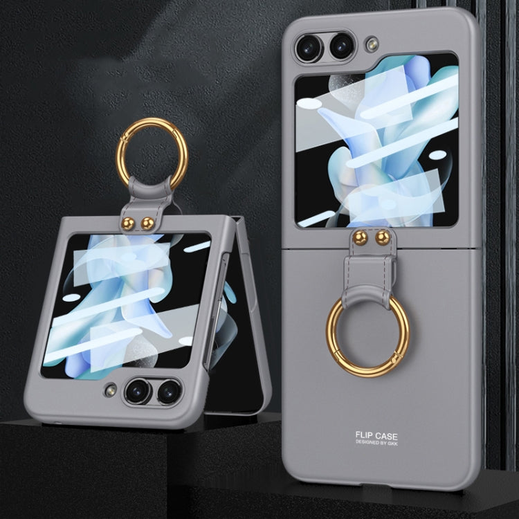 Custodia ultrasottile con supporto anello per Galaxy Z Flip5