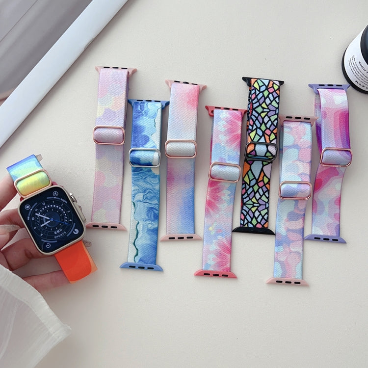 Cinturino nylon verniciato per Apple Watch 44mm e 40mm