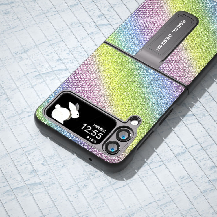 Custodia con bordo nero per Samsung Galaxy Z Flip4