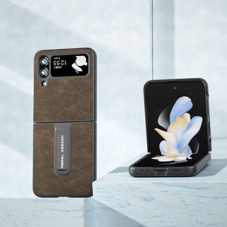 Custodia PU con texture Litchi per Samsung Galaxy Z Flip4
