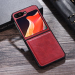 Custodia antiurto in pelle per Samsung Galaxy Z Flip5