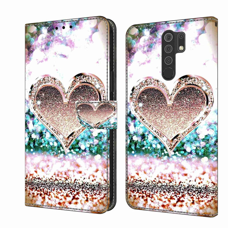 Custodia portafoglio in pelle per Xiaomi Redmi 9