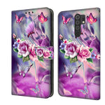 Custodia portafoglio in pelle per Xiaomi Redmi 9