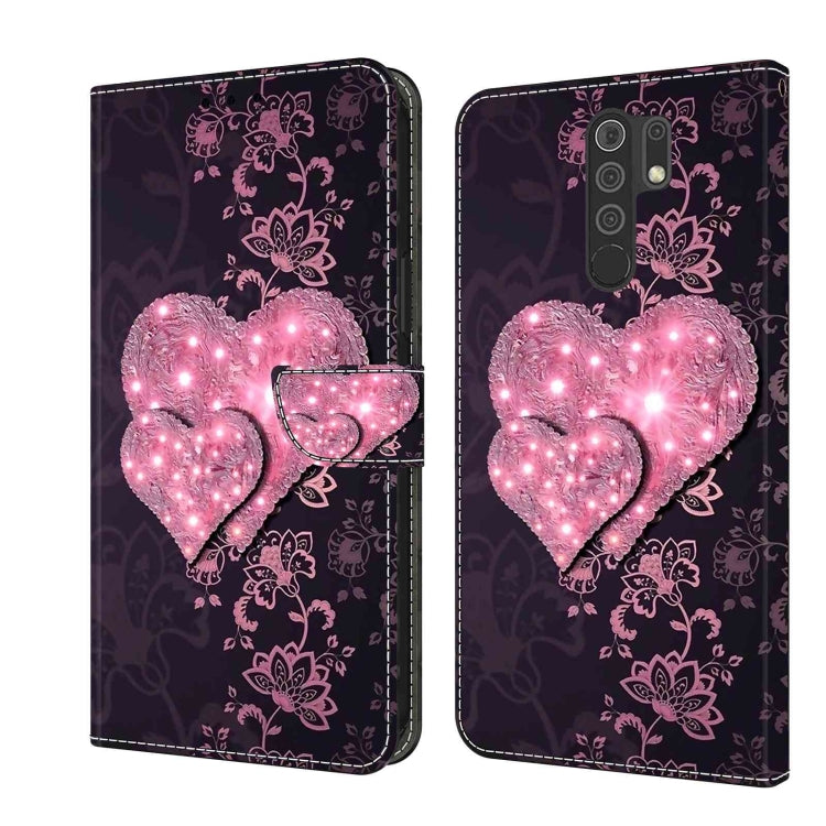 Custodia portafoglio in pelle per Xiaomi Redmi 9