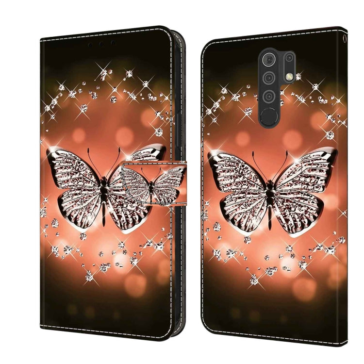 Custodia portafoglio in pelle per Xiaomi Redmi 9