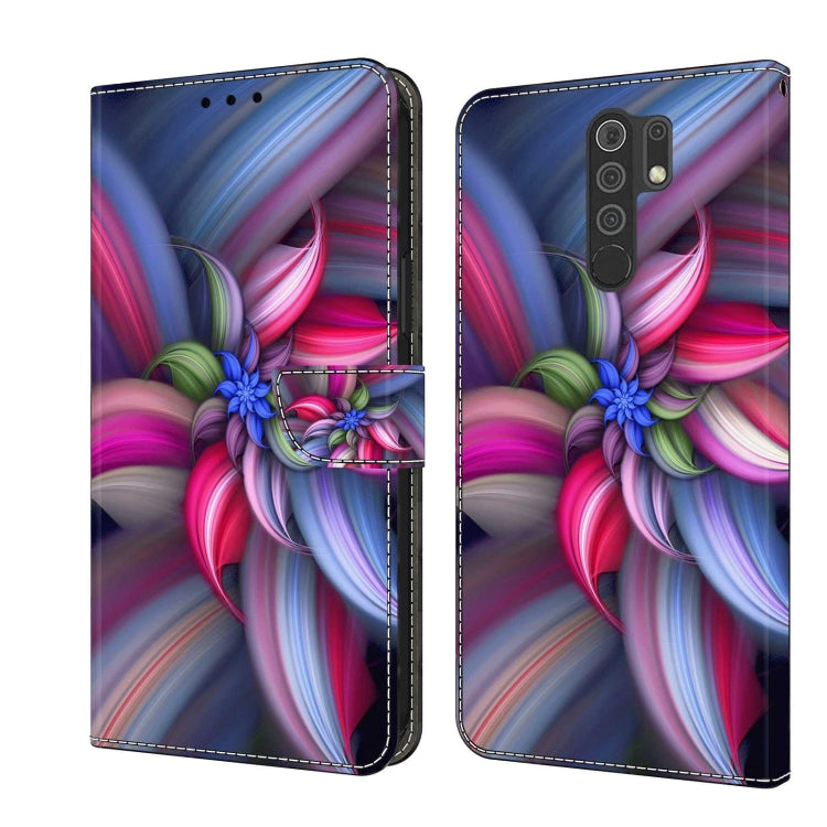 Custodia portafoglio in pelle per Xiaomi Redmi 9
