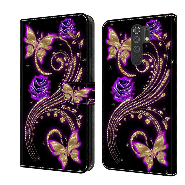 Custodia portafoglio in pelle per Xiaomi Redmi 9