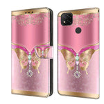 Custodia portafoglio in pelle per Xiaomi Redmi 9C