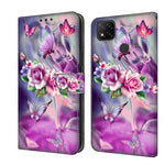 Custodia portafoglio in pelle per Xiaomi Redmi 9C