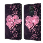 Custodia portafoglio in pelle per Xiaomi Redmi Note 9