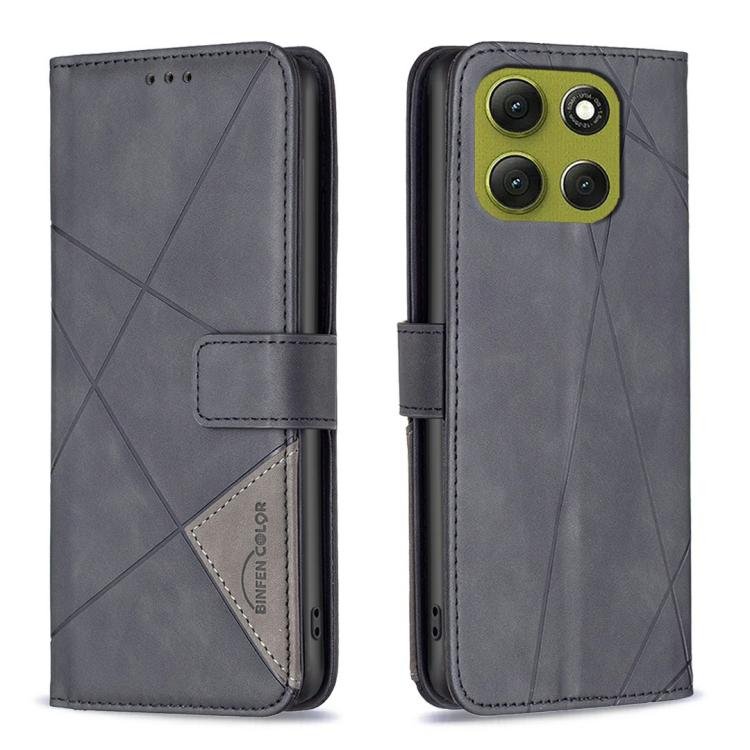 Custodia per telefono in pelle con struttura a rombo con fibbia magnetica, For Motorola Moto G Max/G87/G77/G67 5G, For Motorola Moto G37/G37 Power 5G, For Motorola Edge 70 Fusion 5G, For Motorola Moto G86 5G