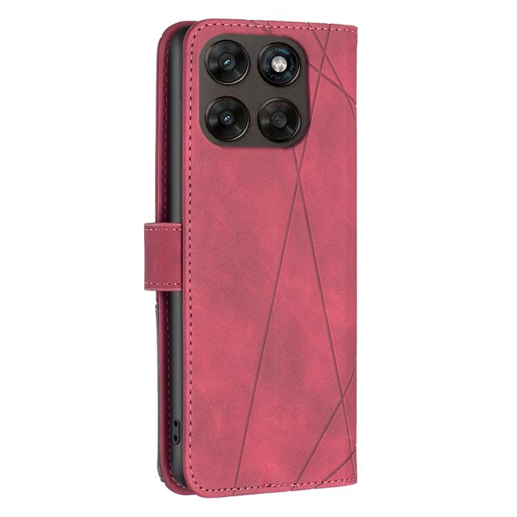 Custodia per telefono in pelle con struttura a rombo con fibbia magnetica, For Motorola Moto G Max/G87/G77/G67 5G, For Motorola Moto G37/G37 Power 5G, For Motorola Edge 70 Fusion 5G, For Motorola Moto G86 5G