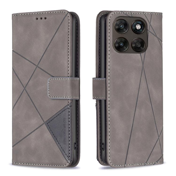 Custodia per telefono in pelle con struttura a rombo con fibbia magnetica, For Motorola Moto G Max/G87/G77/G67 5G, For Motorola Moto G37/G37 Power 5G, For Motorola Edge 70 Fusion 5G, For Motorola Moto G86 5G