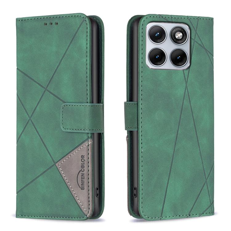 Custodia per telefono in pelle con struttura a rombo con fibbia magnetica, For Motorola Moto G Max/G87/G77/G67 5G, For Motorola Moto G37/G37 Power 5G, For Motorola Edge 70 Fusion 5G, For Motorola Moto G86 5G