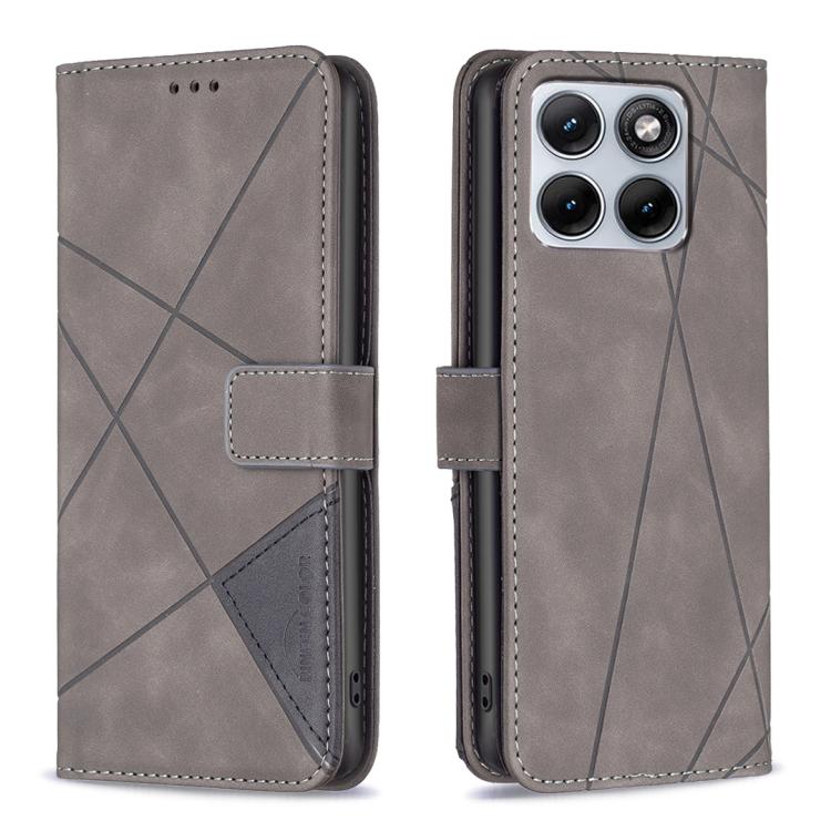 Custodia per telefono in pelle con struttura a rombo con fibbia magnetica, For Motorola Moto G Max/G87/G77/G67 5G, For Motorola Moto G37/G37 Power 5G, For Motorola Edge 70 Fusion 5G, For Motorola Moto G86 5G