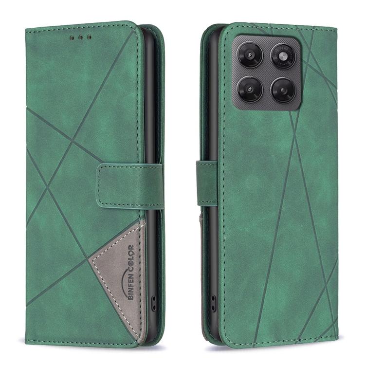 Custodia per telefono in pelle con struttura a rombo con fibbia magnetica, For Motorola Moto G Max/G87/G77/G67 5G, For Motorola Moto G37/G37 Power 5G, For Motorola Edge 70 Fusion 5G, For Motorola Moto G86 5G