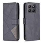 Custodia per telefono in pelle con struttura a rombo con fibbia magnetica, For Motorola Moto G Max/G87/G77/G67 5G, For Motorola Moto G37/G37 Power 5G, For Motorola Edge 70 Fusion 5G, For Motorola Moto G86 5G