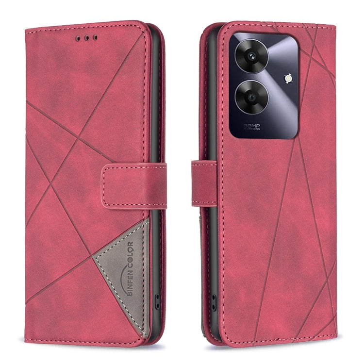 Custodia in pelle con fibbia magnetica per Realme 14 Pro, 14X 5G, C75 4G e Note