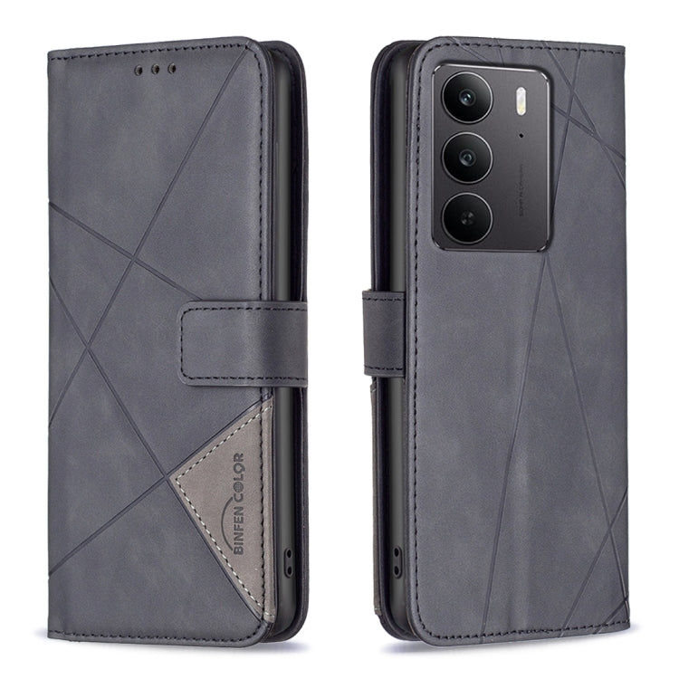 Custodia in pelle con fibbia magnetica per Realme 14 Pro, 14X 5G, C75 4G e Note
