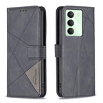 Custodia in pelle con fibbia magnetica per Realme 14 Pro, 14X 5G, C75 4G e Note