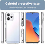 Custodia per telefono in acrilico + TPU serie colorata, For Xiaomi Redmi 12