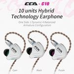 Auricolari in-ear CCA C10 con microfono e filo 3,5 mm